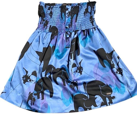 Dress – Size 38 (UK 12 / US 8) NÜMPH Siamese Kitty Print Mini Tube Top - Picture 1 of 5